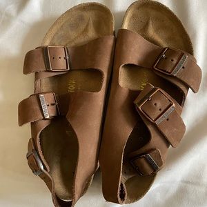 Brown Birkenstocks